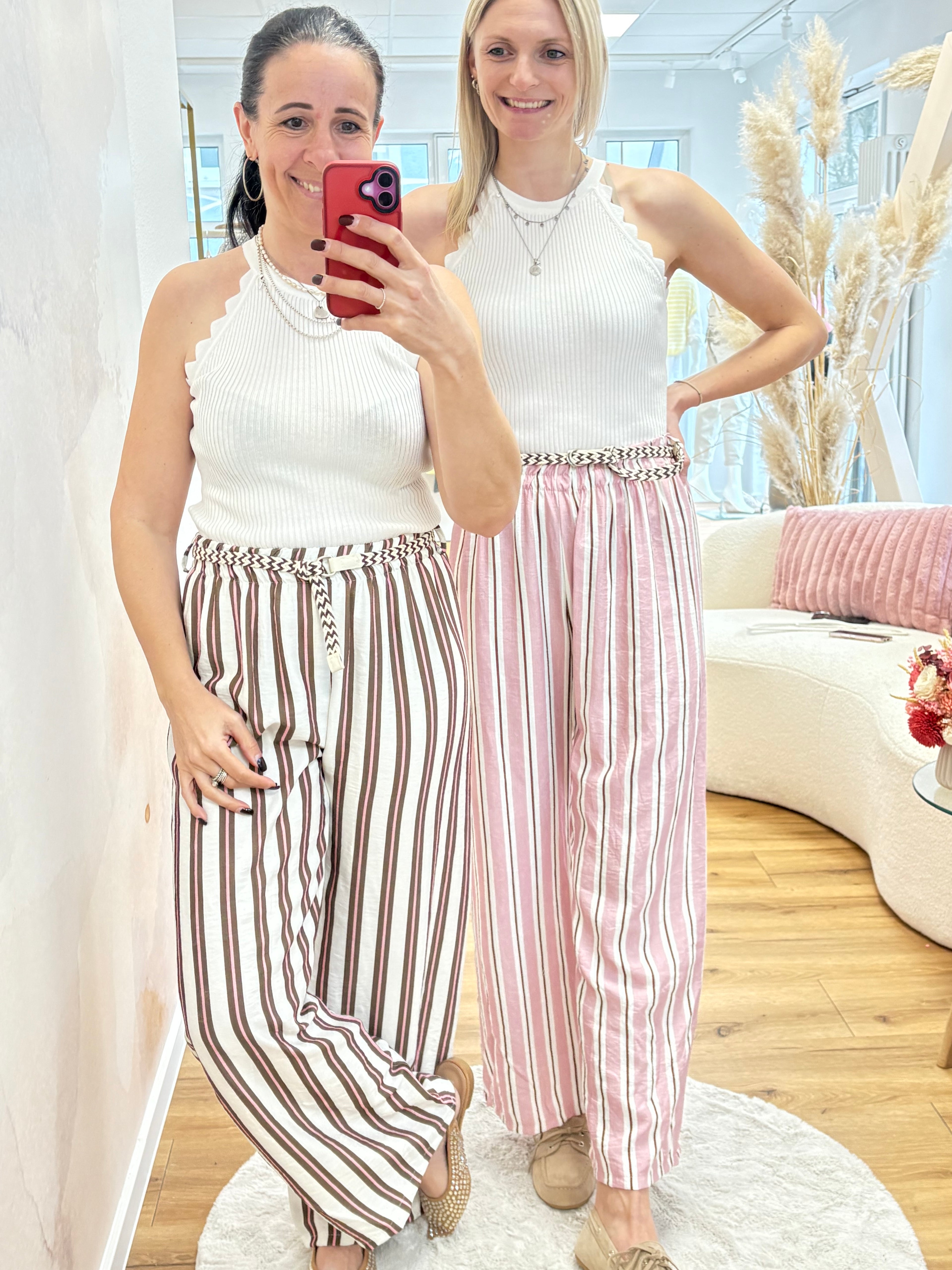 Stoffhose stripes